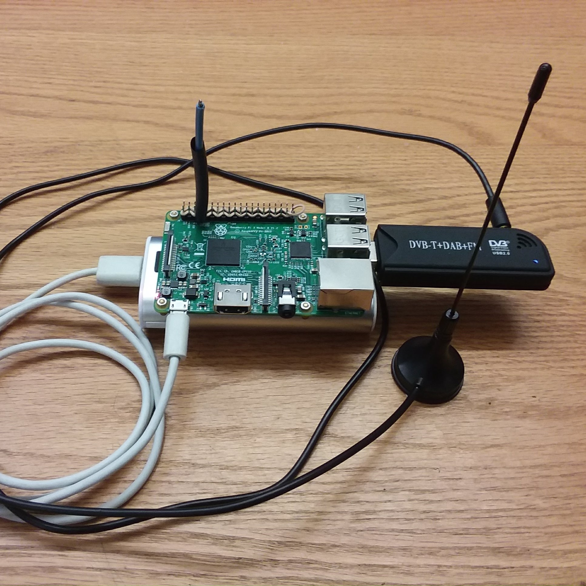 Raspberry Pi running GNURadio